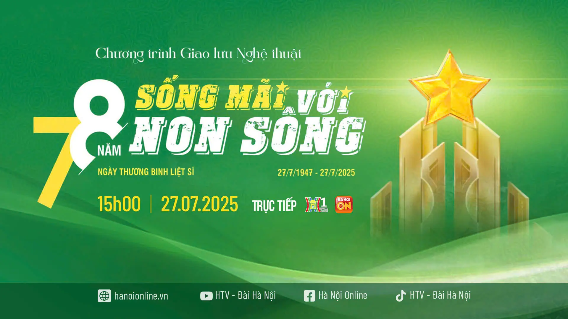 78 năm Ngày Thương binh - Liệt sĩ: Giao lưu nghệ thuật 'Sống mãi với non sông'